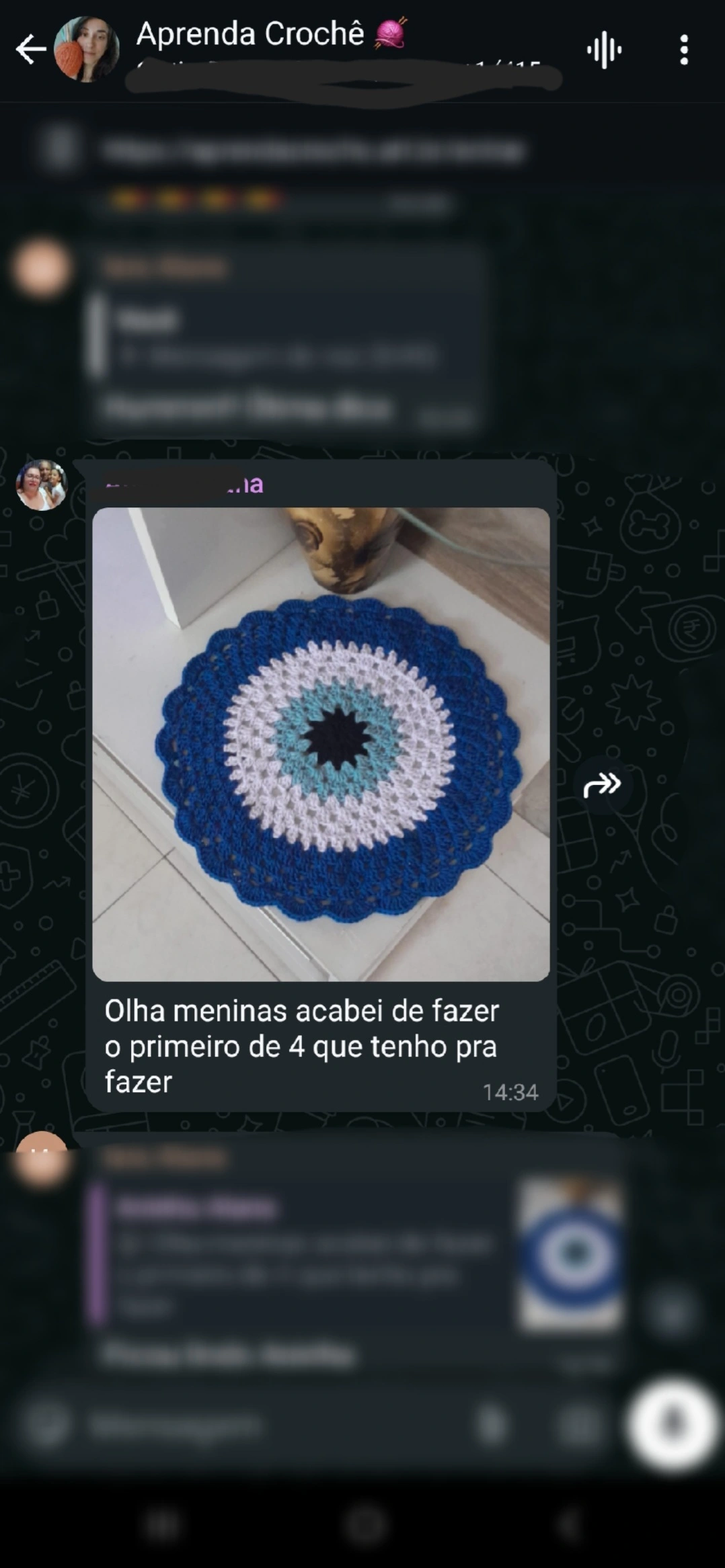 Depoimento em texto da Aluna 4