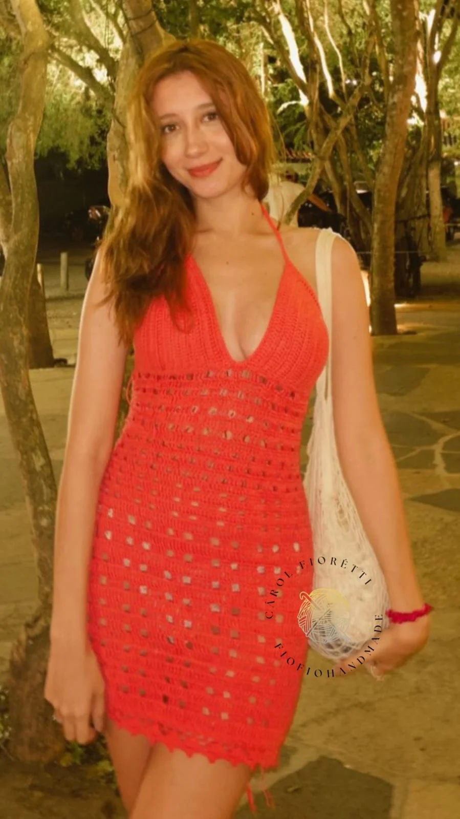 Trabalho em crochê feito por aluna 9